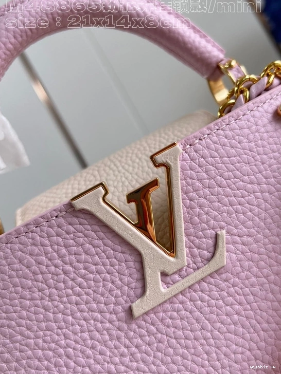 WIS MINI-21*14*8CM VUITTON CAPUCINES LOUIS 0208